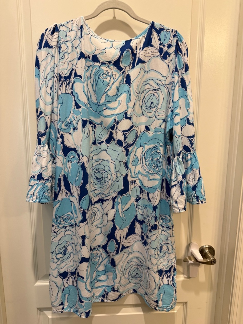 Lilly Pulitzer Danica Tunic Dress in Capri Blue Rosanna, EUC, Size 16 - Picture 2 of 4